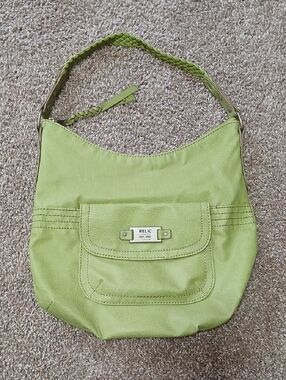 Relic Lime Green Braided-Handle Shoulder Hobo